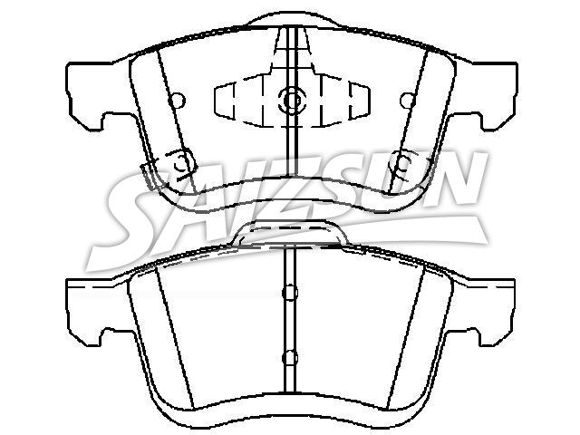 刹车片 Brake Pad Set:68211488AA