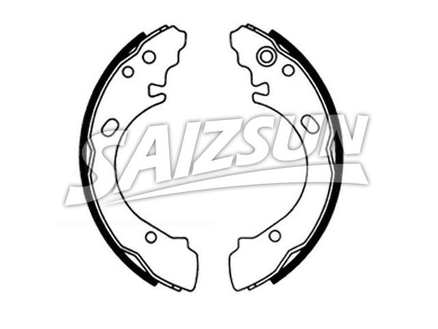 刹车蹄片 Brake Shoe Set:K3338
