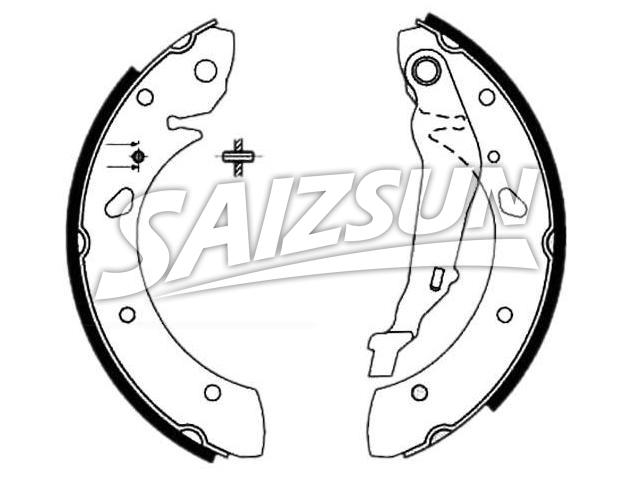 刹车蹄片 Brake Shoe Set:04495-05020