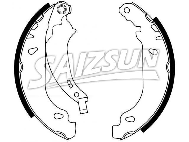 刹车蹄片 Brake Shoe Set:4241.K5