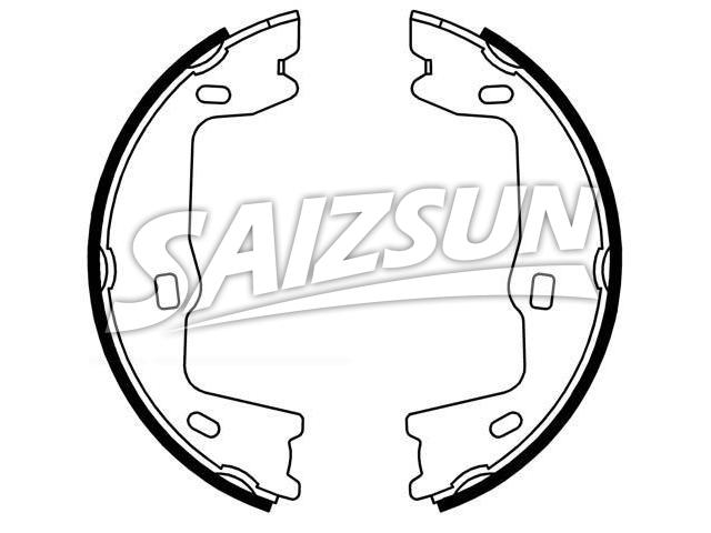刹车蹄片 Brake Shoe Set:1605 686