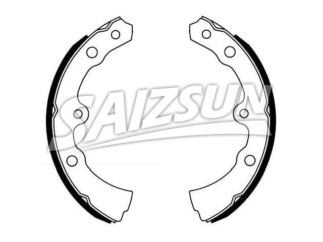 刹车蹄片 Brake Shoe Set:K0031