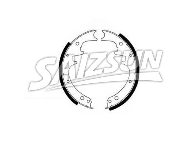 Brake Shoe Set:XU2Z-2V2000-AARM