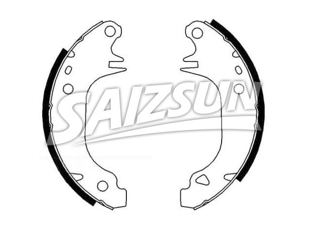 刹车蹄片 Brake Shoe Set:4241.1Z
