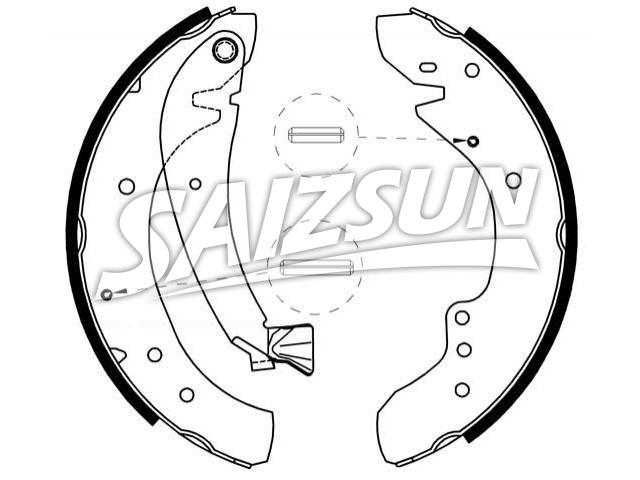 刹车蹄片 Brake Shoe Set:4241.H4