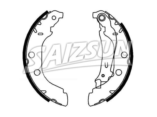 刹车蹄片 Brake Shoe Set:4241.3Y