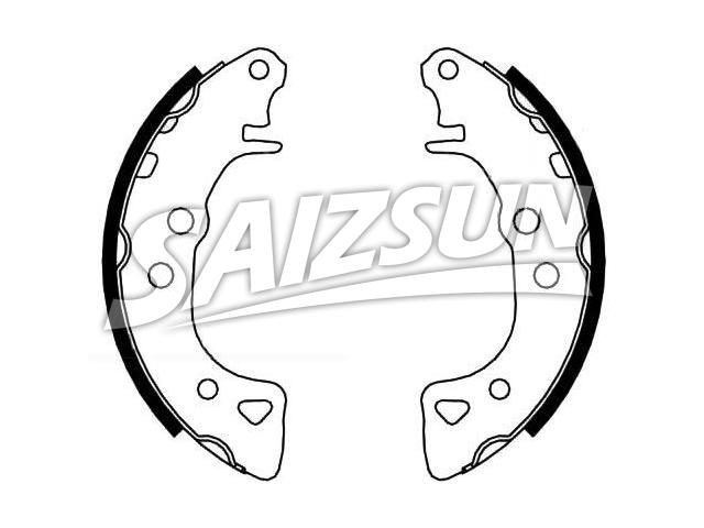 刹车蹄片 Brake Shoe Set:4241.1X