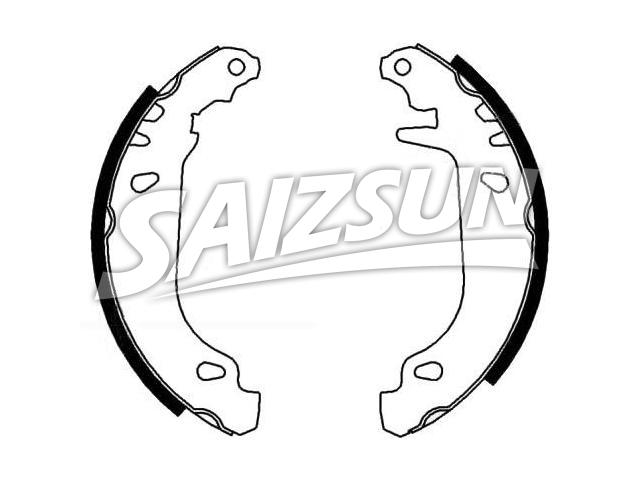 Brake Shoe Set:77 01 203 542