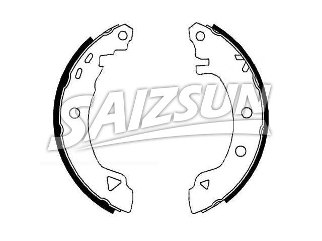 Brake Shoe Set:77 01 203 064