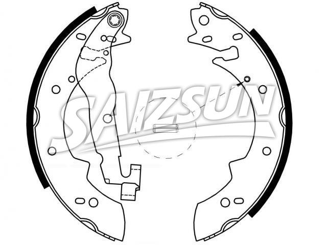 刹车蹄片 Brake Shoe Set:32778300