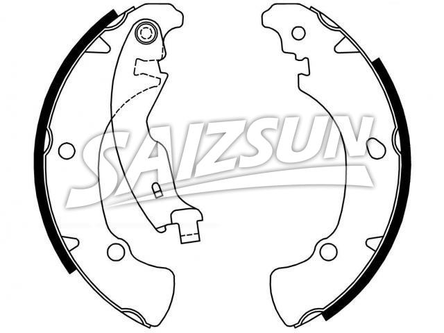 刹车蹄片 Brake Shoe Set:9947690