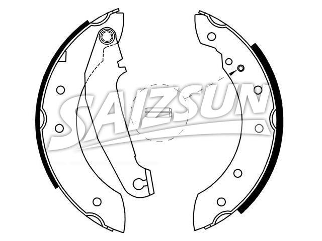 刹车蹄片 Brake Shoe Set:063584