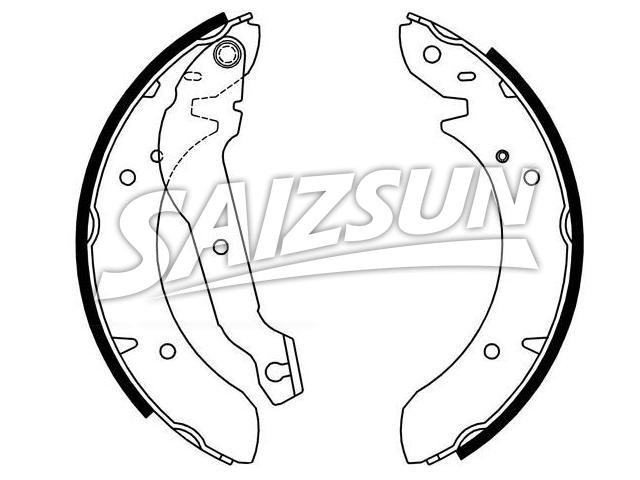 刹车蹄片 Brake Shoe Set:58302-31020