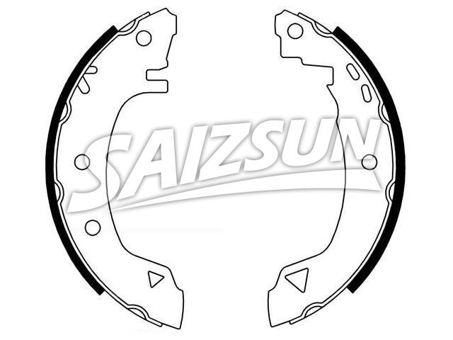 刹车蹄片 Brake Shoe Set:0060703319