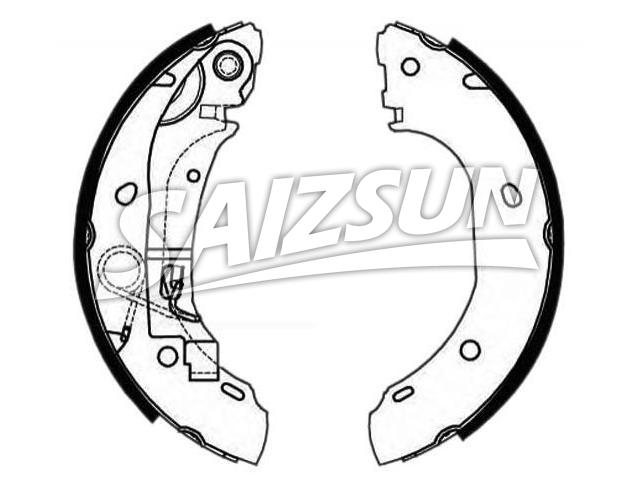 Bremsbackensatz Brake Shoe Set:77362286