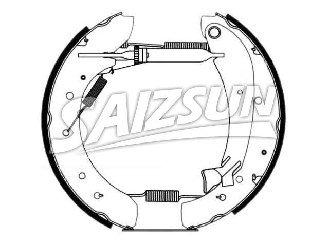 Brake Shoe Set:4241.4X