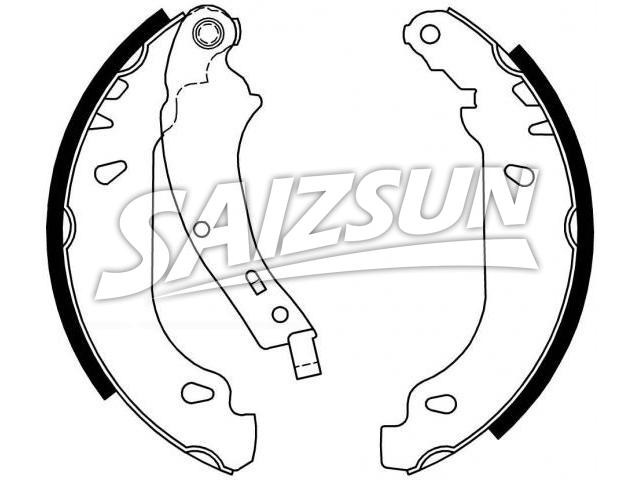 Brake Shoe Set:77 01 205 758