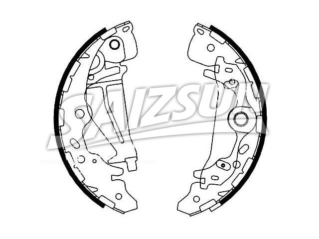 Brake Shoe Set:0K58A-26-38Z