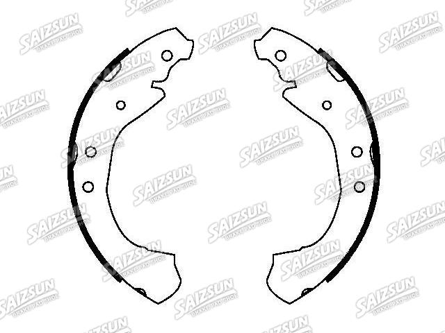 Brake Shoe Set:12510025