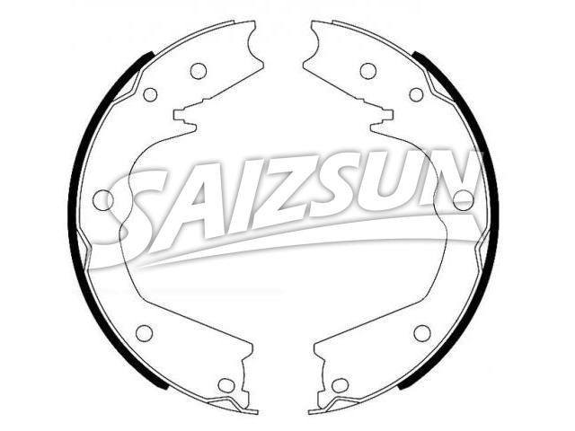 Brake Shoe Set:43153-S9V-A01