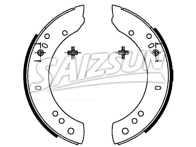 刹车蹄片 Brake Shoe Set:RTC3418