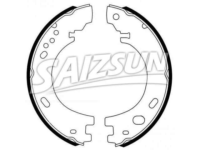 刹车蹄片 Brake Shoe Set:SFS500010