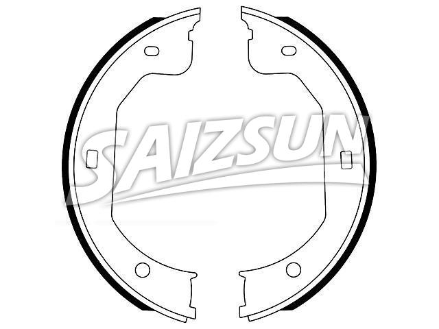 刹车蹄片 Brake Shoe Set:5L8Z-2A753-AA