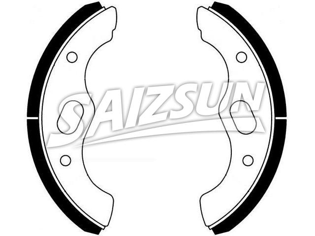 刹车蹄片 Brake Shoe Set:S727-1498