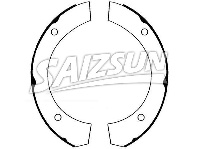刹车蹄片 Brake Shoe Set:S616-1421