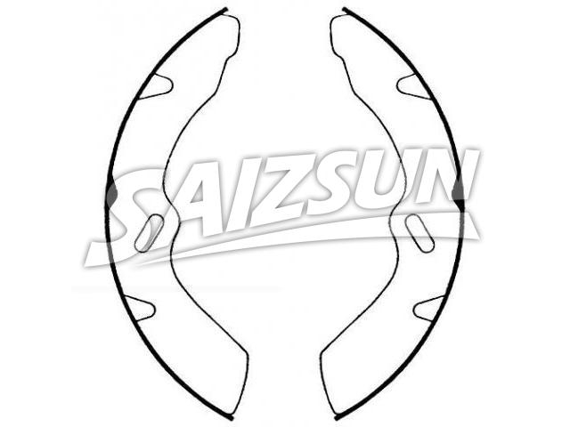 刹车蹄片 Brake Shoe Set:474103440