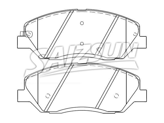 刹车片 Brake Pad Set:58101-0WA00