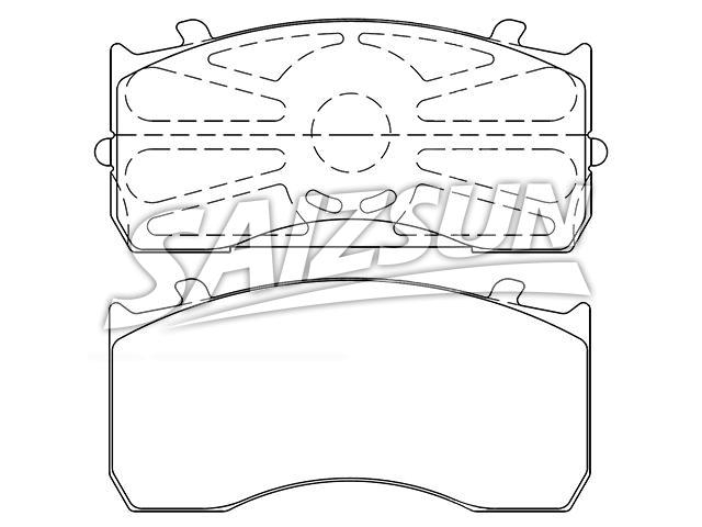 刹车片 Brake Pad Set:008 420 65 20
