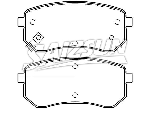 刹车片 Brake Pad Set:58302-07A00