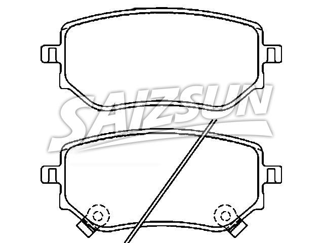刹车片 Brake Pad Set:470 423 06 00