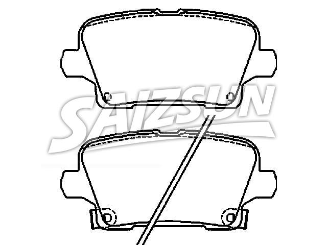 刹车片 Brake Pad Set:13517694