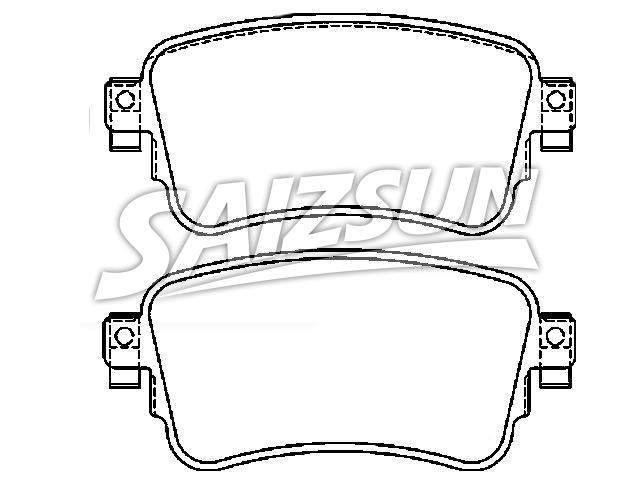 刹车片 Brake Pad Set:16 179 368 80