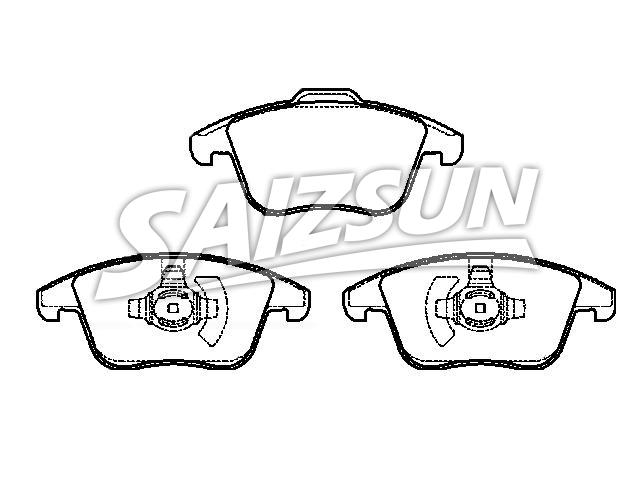 刹车片 Brake Pad Set:2 110 592