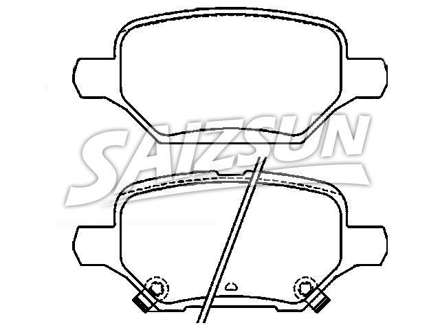 刹车片 Brake Pad Set:42539412