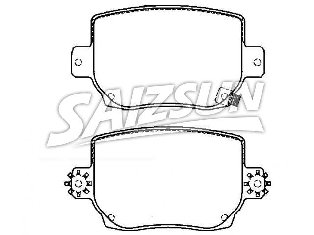 刹车片 Brake Pad Set:800824600C