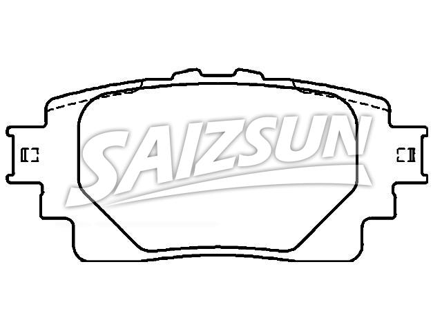 刹车片 Brake Pad Set:04466-30360