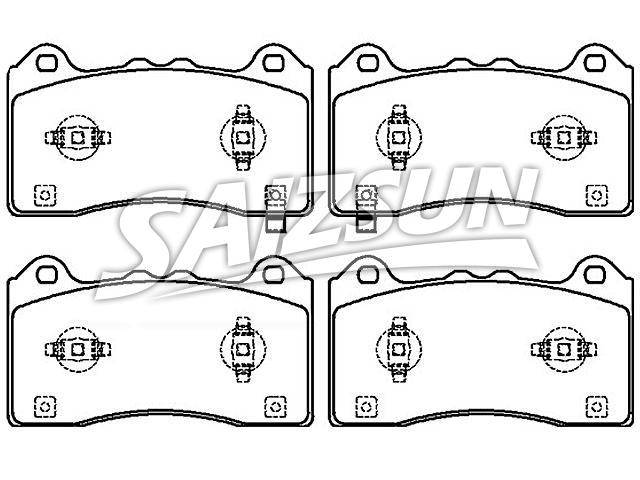 Bremsbelagsatz, Scheibenbremse Brake Pad Set:LJ9Z2001A