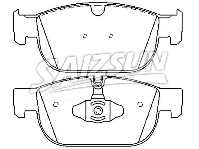 Bremsbelagsatz, Scheibenbremse Brake Pad Set:32373125