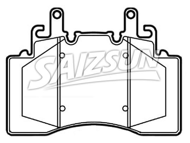 Bremsbelagsatz, Scheibenbremse Brake Pad Set:LR186880