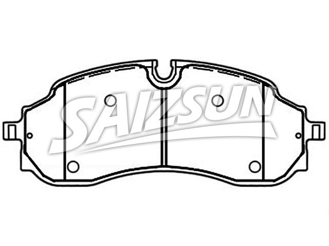 Bremsbelagsatz, Scheibenbremse Brake Pad Set:LK4Z2001D