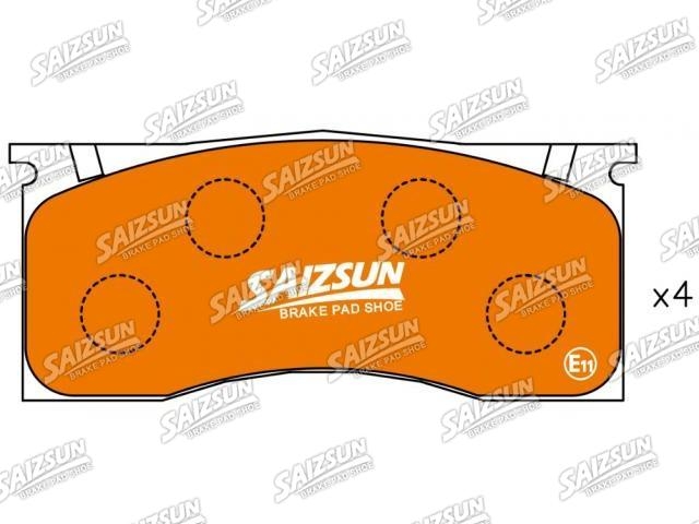 тормозная кладка Brake Pad Set:C5ZZ-2001-B