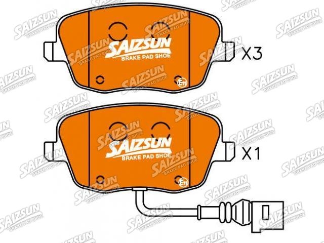 тормозная кладка Brake Pad Set:6Q0 698 151 C