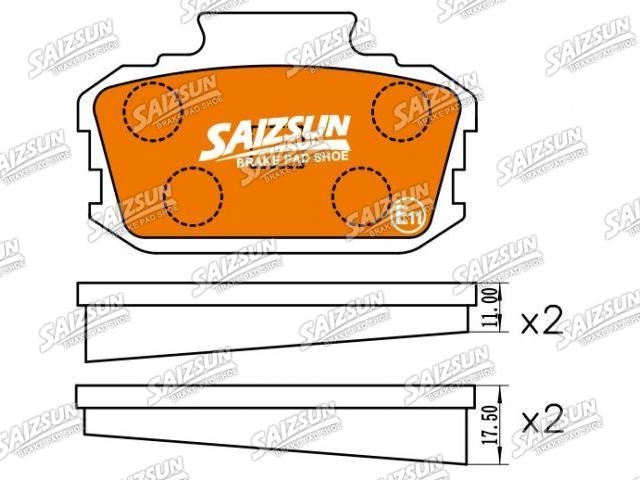Brake Pad Set:41060-A1125