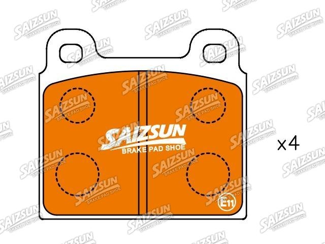 тормозная кладка Brake Pad Set:251 698 151 D