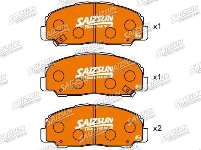 Bremsbelagsatz, Scheibenbremse Brake Pad Set:04491-87612