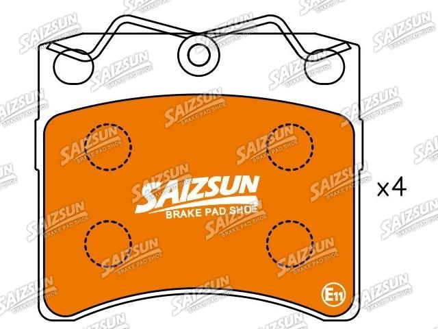 тормозная кладка Brake Pad Set:701 698 151 F